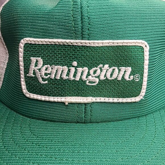 Vintage Remington Arms Mesh Trucker Snapback Hat Cap - Picture 6 of 10